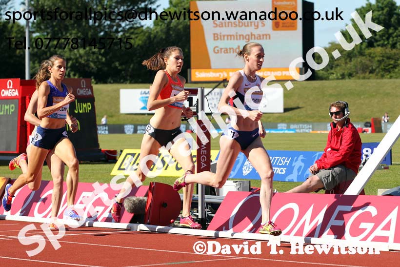 Womens 1500 metres, IAAF Diamond League, Birmingham. Photo: David T. Hewitson/Sports for All Pics